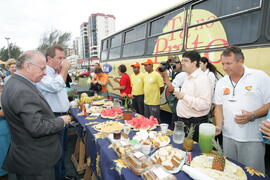 Secretário da Agricultura e Abastecimento, Odacir Klein, e o presidente da Emater, Caio Rocha, participam da abertura oficial da 24ª edição das Feiras do Litoral Norte. Autor: Itamar Aguiar