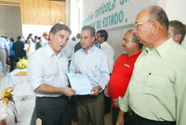 Governador Germano Rigotto inaugura sede da prefeitura de Capão do Cipó. Autor: Jefferson Bernardes