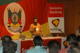 Vice-governador Antônio Hohlfeldt em seminário do governo no município de Imbé. Autor: Paulo Dias