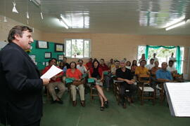 Mauro Sparta, secretário estadual do Meio Ambiente, participa da abertura da Semana de Consciência Ecológica do Horto Florestal do Litoral Norte, em Tramandaí. Autor: Itamar Aguiar