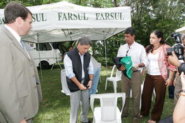 Germano Rigotto participa do lançamento da campanha de Vacinação contra Febre Aftosa em Eldorado do Sul. Autor: Ivan de Andrade