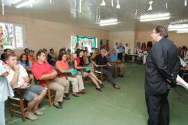 Mauro Sparta, secretário estadual do Meio Ambiente, participa da abertura da Semana de Consciência Ecológica do Horto Florestal do Litoral Norte, em Tramandaí. Autor: Itamar Aguiar