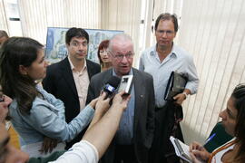 Secretário da Agricultura e Abastecimento, Odacir Klein, e o presidente da Emater, Caio Rocha, participam da abertura oficial da 24ª edição das Feiras do Litoral Norte. Autor: Itamar Aguiar