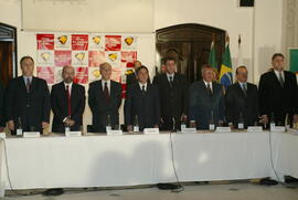 Governador Germano Rigotto durante a abertura do 1º Encontro Nacional de Secretários de Segurança Pública. Autor: Nabor Goulart