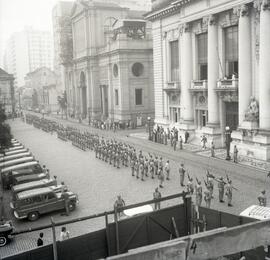 Chegada do presidente Castelo Branco a Porto Alegre