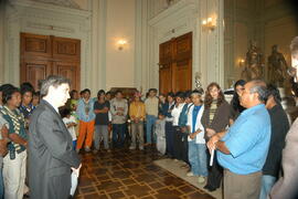 Governador Germano Rigotto recebe os Caciques das populações indígenas do Rio Grande do Sul. Autor: Paulo Dias