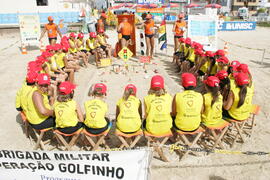 Operação Golfinho da Brigada Militar desenvolve programa Salva-vidas Mirim e Master em praias do Litoral Norte. Autor: Itamar Aguiar