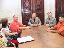 Casa Militar recebe vice-prefeito de Candelária. Autor: Ivan de Andrade