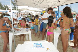 Estação Verão Sesc/Corsan, à beira-mar da praia de Torres, oferece oficinas de reciclagem e literatura voltadas para crianças a partir de 6 anos. Autor: Ivan de Andrade