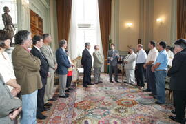 Governador em exercício, Antônio Hohlfeldt, durante assinatura de convênios com os Conselhos Regionais de Desenvolvimento. Autor: Ivan de Andrade