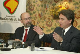 Governador Germano Rigotto durante a abertura do 1º Encontro Nacional de Secretários de Segurança Pública. Autor: Nabor Goulart