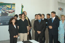 Governador Germano Rigotto visita Complexo Cinematográfico e assina decreto que institui o prêmio José Lewgoy do Cinema Gaúcho. Autor: Paulo Dias