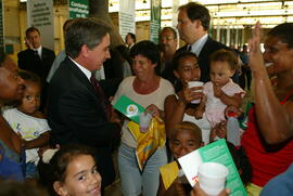 Governador Germano Rigotto participa do lançamento do Programa de Inclusão Social. Autor: Nabor Goulart