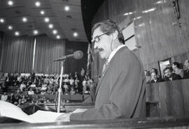 Posse do governador do estado Olívio Dutra na Assembleia Legislativa do Rio Grande do Sul