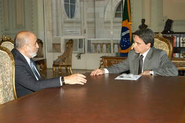 Governador Germano Rigotto recebe Tito Chacón. Autor: Paulo Dias