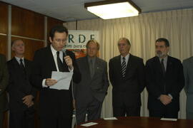 Germano Rigotto na posse da nova diretoria do Banco Regional de Desenvolvimento do Extremo Sul (BRDE) no Rio Grande do Sul. Autor: Paulo Dias