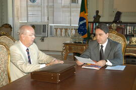 Governador Germano Rigotto em audiência com Comitê Rota de Integração da América do Sul. Autor: Paulo Dias