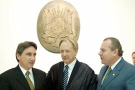 Governador Germano Rigotto durante a sessão solene de posse dos conselheiros do Tribunal de Contas do RS. Autor: Jefferson Bernardes