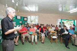 Mauro Sparta, secretário estadual do Meio Ambiente, participa da abertura da Semana de Consciência Ecológica do Horto Florestal do Litoral Norte, em Tramandaí. Autor: Itamar Aguiar