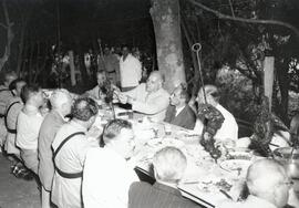 Churrasco oferecido ao governador Walter Jobim pelo comando dos bombeiros