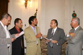 Chefe da Casa Civil, Alberto Oliveira, recebe o secretário de Obras Públicas e Saneamento, Frederico Antunes, dia 16/01/2006, horário 15:15. Autor: Laura Bretanha