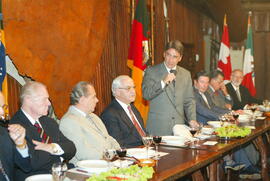 Governador Germano Rigotto durante jantar do 5º Encontro dos Embaixadores. Autor: Jefferson Bernardes