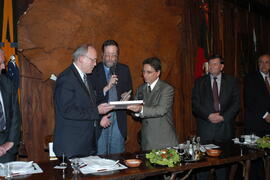 Jantar com comitiva do chefe de governo de Baden-Württemberg, Alemanha. Autor: Paulo Dias