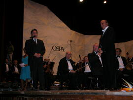 Germano Rigotto na abertura da Orquestra Sinfônica de Porto Alegre (OSPA) com apresentação do maestro Isaac Karabtchevsky. Autor: Alfonso Abraham