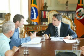 Governador Germano Rigotto, dia 06/02/2003, horário 16:57. Autor: Jefferson Bernardes