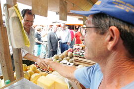 Secretário da Agricultura e Abastecimento, Odacir Klein, e o presidente da Emater, Caio Rocha, participam da abertura oficial da 24ª edição das Feiras do Litoral Norte. Autor: Itamar Aguiar