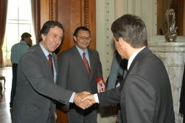 Governador Germano Rigotto em audiência com Fundação Santillana. Autor: Paulo Dias