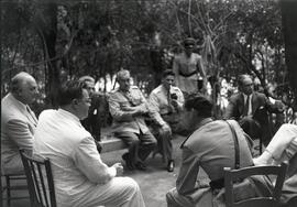 Churrasco oferecido ao governador Walter Jobim pelo comando dos bombeiros
