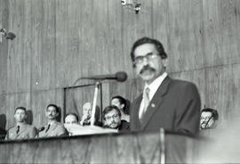 Posse do governador do estado Olívio Dutra na Assembleia Legislativa do Rio Grande do Sul