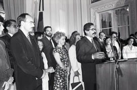 Posse do governador do estado Olívio Dutra no Palácio Piratini