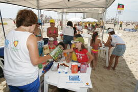 Estação Verão Sesc/Corsan, à beira-mar da praia de Torres, oferece oficinas de reciclagem e literatura voltadas para crianças a partir de 6 anos. Autor: Ivan de Andrade