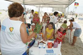 Estação Verão Sesc/Corsan, à beira-mar da praia de Torres, oferece oficinas de reciclagem e literatura voltadas para crianças a partir de 6 anos. Autor: Ivan de Andrade