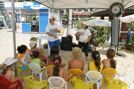 Estação Verão Sesc/Corsan, à beira-mar da praia de Torres, oferece oficinas de reciclagem e literatura voltadas para crianças a partir de 6 anos. Autor: Ivan de Andrade