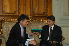 Visita oficial do embaixador da Espanha, José Coderch Planas. Autor: Paulo Dias