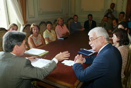 Governador Germano Rigotto em audiência com o Conselho Estadual de Entorpecentes. Autor: Nabor Goulart