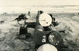 Obra 6240 - Oleoduto submarino de 28" (preparativos para o lançamento ao mar)