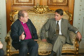 O governador Germano Rigotto recebeu membros da Igreja Episcopal Anglicana do Brasil. Autor: Jefferson Bernardes