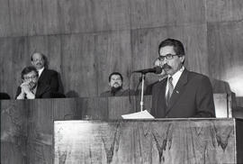 Posse do governador do estado Olívio Dutra na Assembleia Legislativa do Rio Grande do Sul