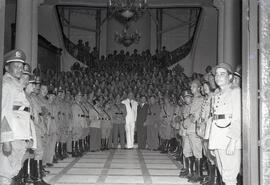 Comando da Brigada Militar em cumprimento ao governador Walter Jobim pela passagem de ano