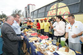 Secretário da Agricultura e Abastecimento, Odacir Klein, e o presidente da Emater, Caio Rocha, participam da abertura oficial da 24ª edição das Feiras do Litoral Norte. Autor: Itamar Aguiar