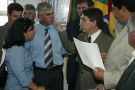 Governador Germano Rigotto, dia 28/03/2003, horário 13:35. Autor: Nabor Goulart