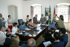 Imagem de Gabinete Germano Rigotto, dia 28/03/2003, horário 11:35. Autor: Nabor Goulart