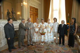 Prefeitura de Terra de Areia com comitiva japonesa no Palácio Piratini. Autor: Paulo Dias