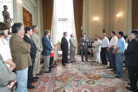 Governador em exercício, Antônio Hohlfeldt, durante assinatura de convênios com os Conselhos Regionais de Desenvolvimento. Autor: Ivan de Andrade