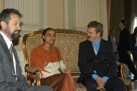 Secretário do Meio Ambiente, José Alberto Wenzel, em audiência com a Ministra do Meio Ambiente, Marina Silva. Autor: Paulo Dias