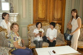 Prefeitura de Terra de Areia com comitiva japonesa no Palácio Piratini. Autor: Paulo Dias